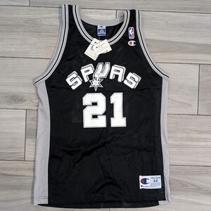 🥁 San Antonio Spurs Tim Duncan 21 Basketball Jersey